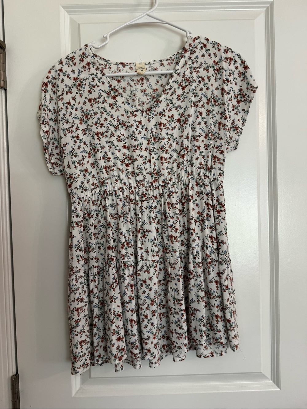 Women’s Floral Babydoll Top